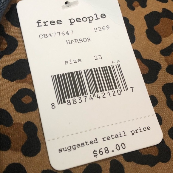 Free People Rock Denim Uptown Harbor Shorts *Size 25* NWT! - Picture 5 of 10